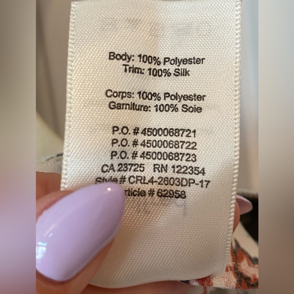 Wilfred off the shoulder floral top Medium - Picture 5 of 6